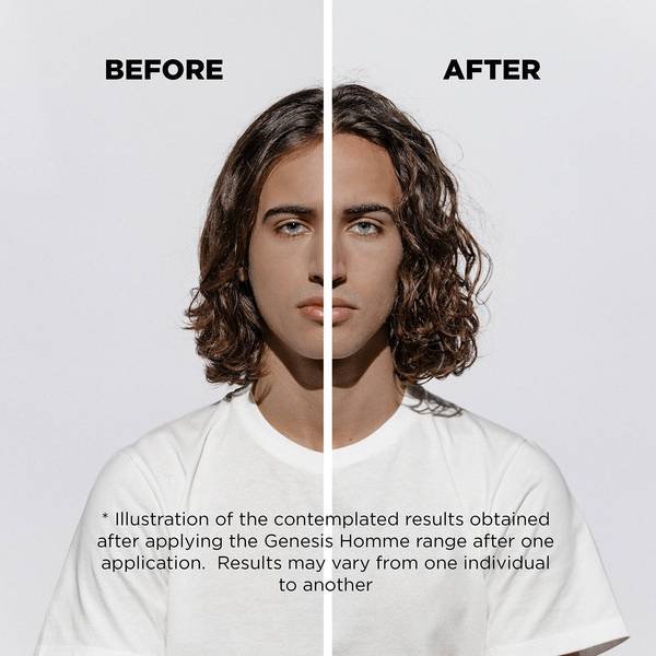 Kérastase Genesis Homme hair before after